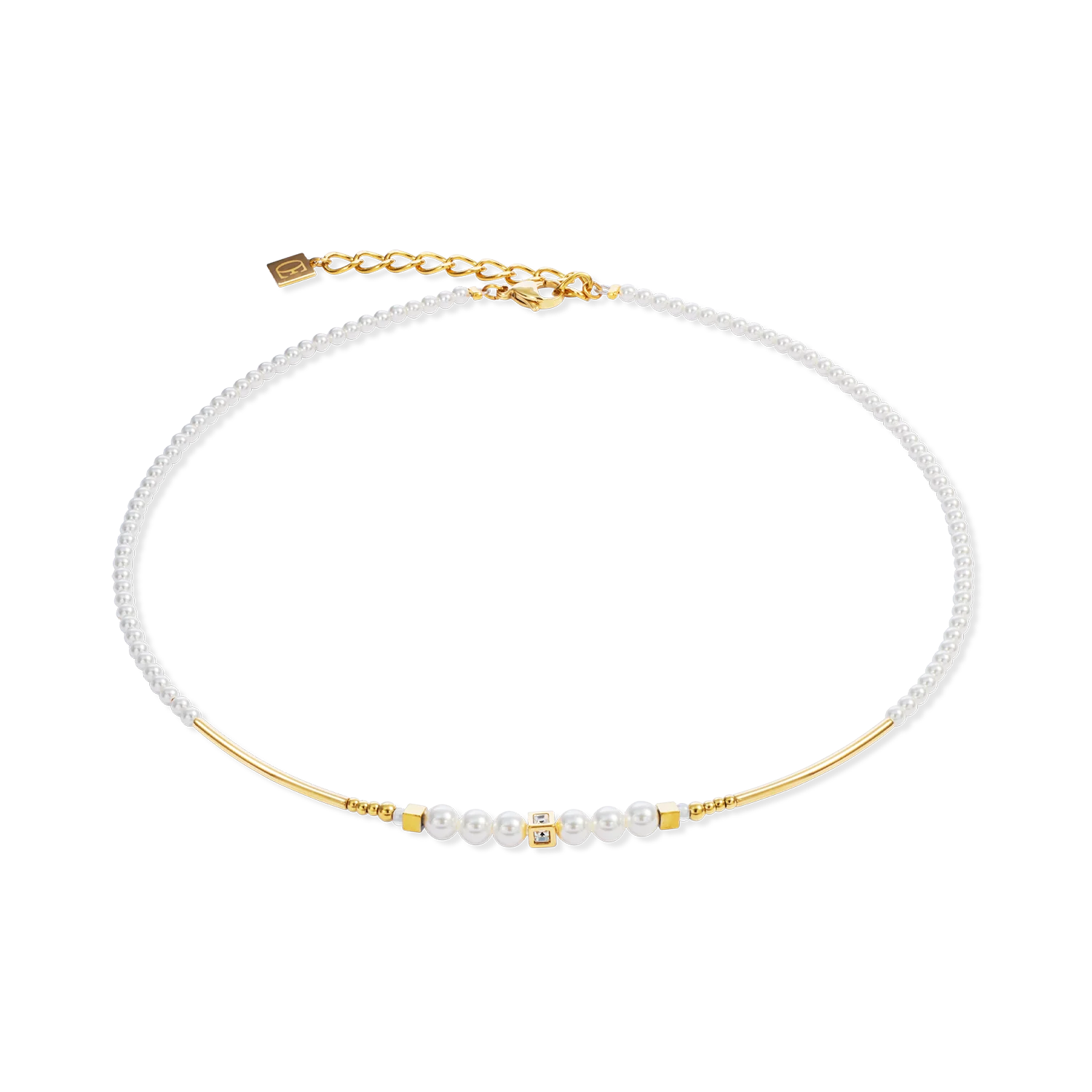 Halskette Shimmering Princess Pearls gold-weiß