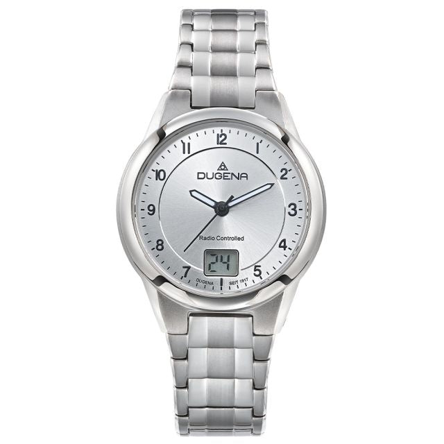 DUGENA - Gent Funk Silber Titanband Silber