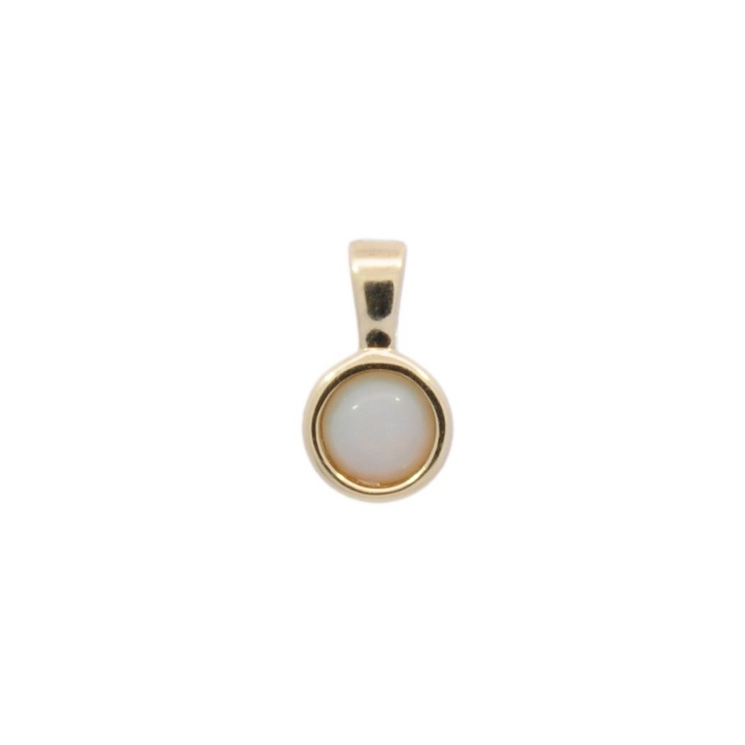 WILHELM MÜLLER - Anhänger 333 Gelbgold mit Opal
