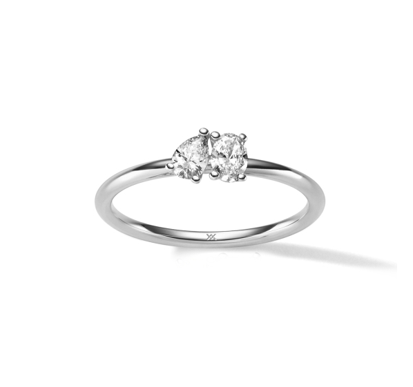 WILHELM MÜLLER - Ring in Weißgold mit Brillanten