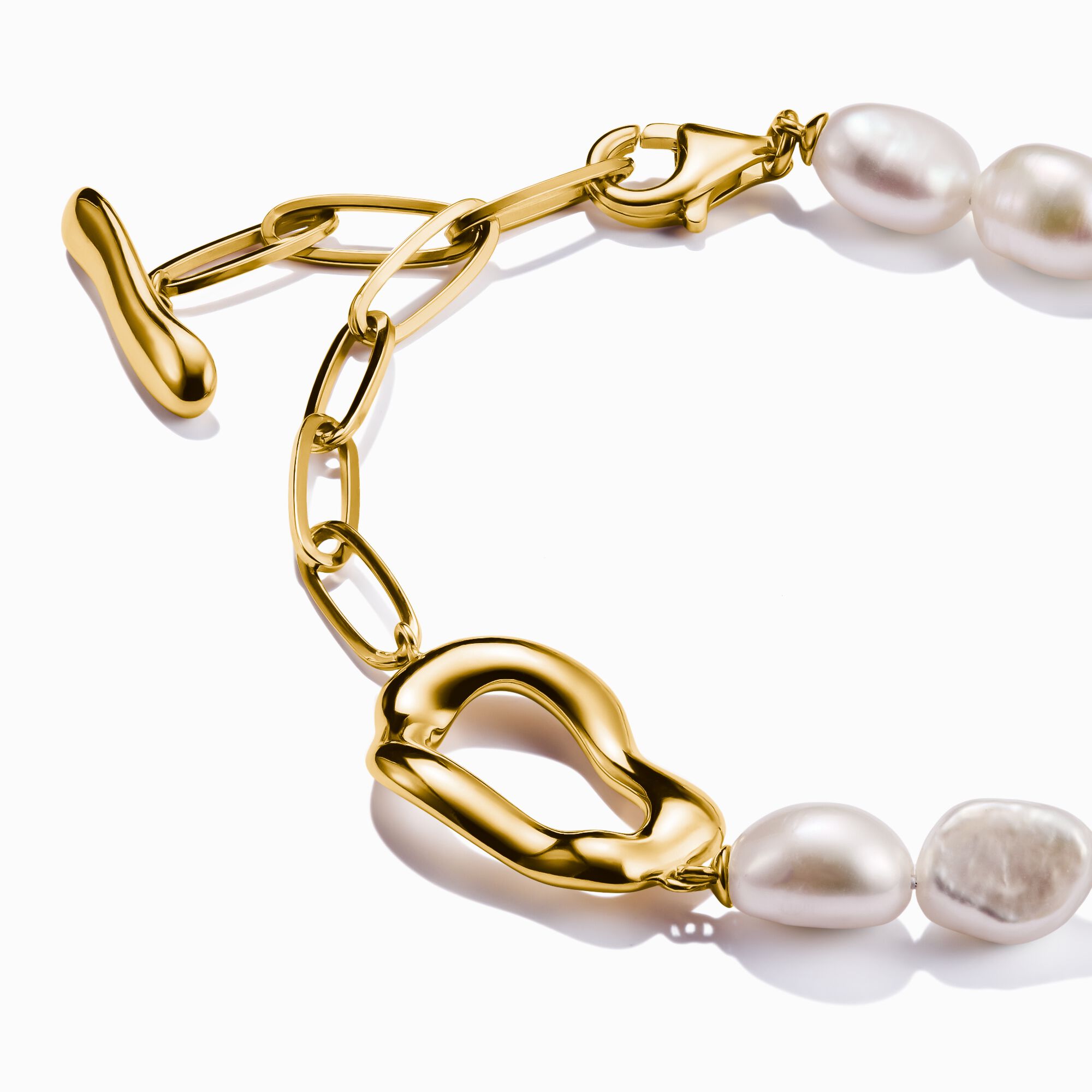 THOMAS SABO - Perlenarmband Natural Beauty vergoldet