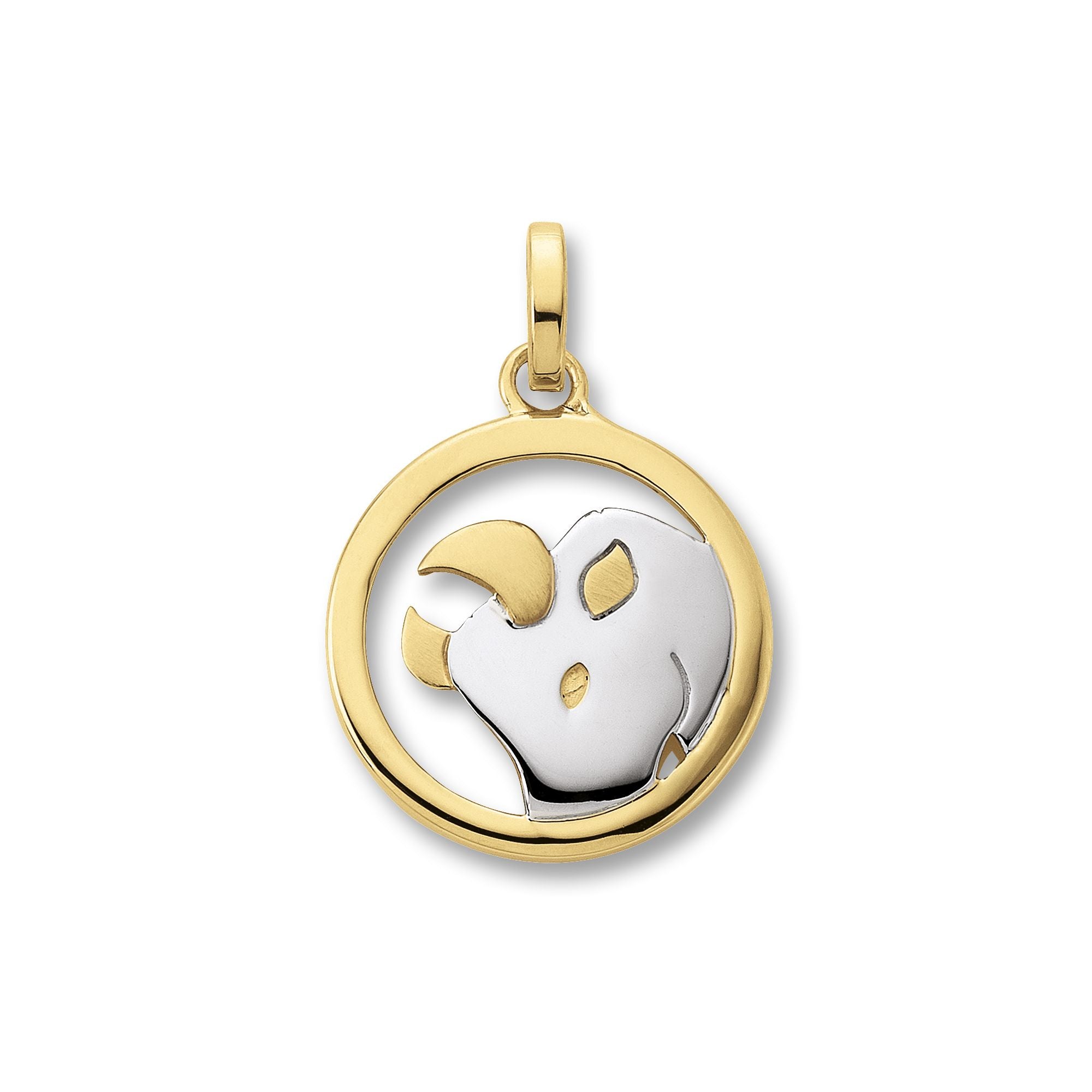 Anhänger in Bicolor Gold mit Sternzeichen Motiv - Juwelier Donkel