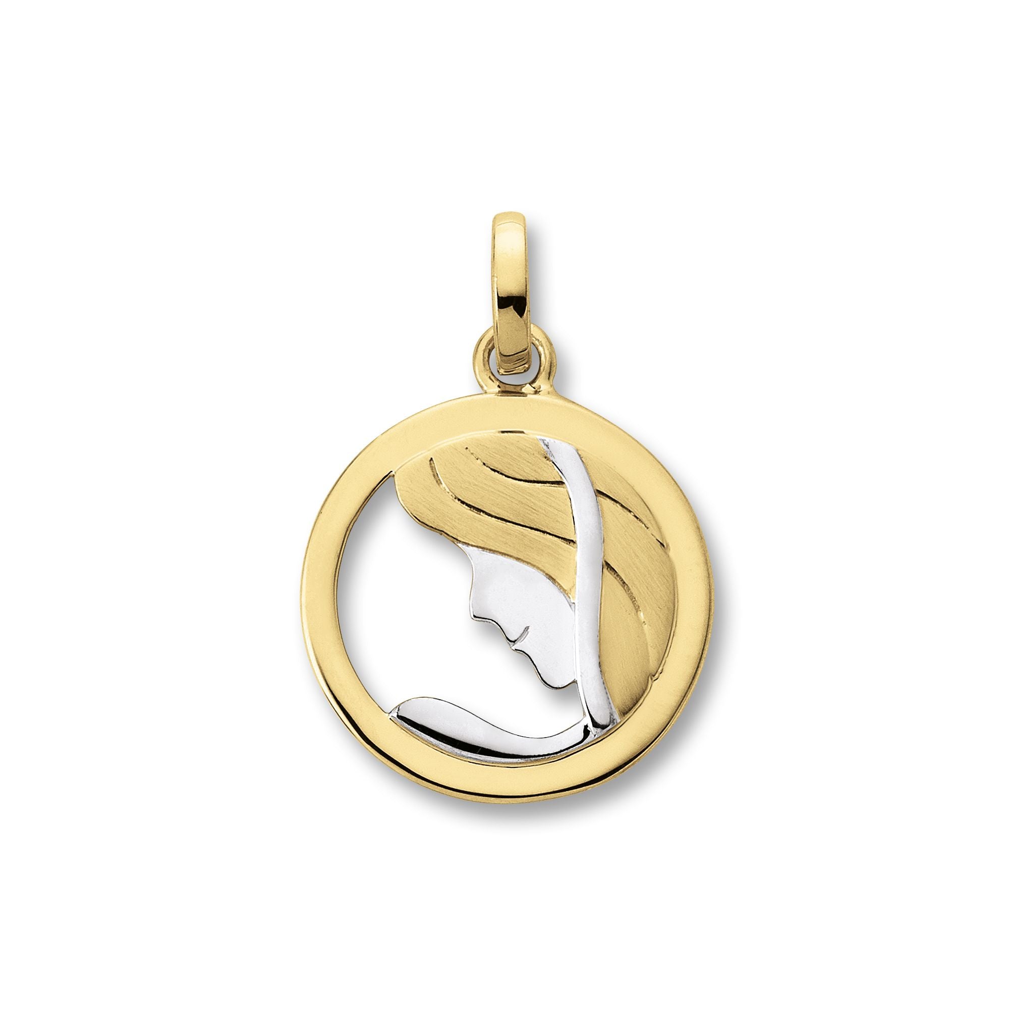 Anhänger in Bicolor Gold mit Sternzeichen Motiv - Juwelier Donkel