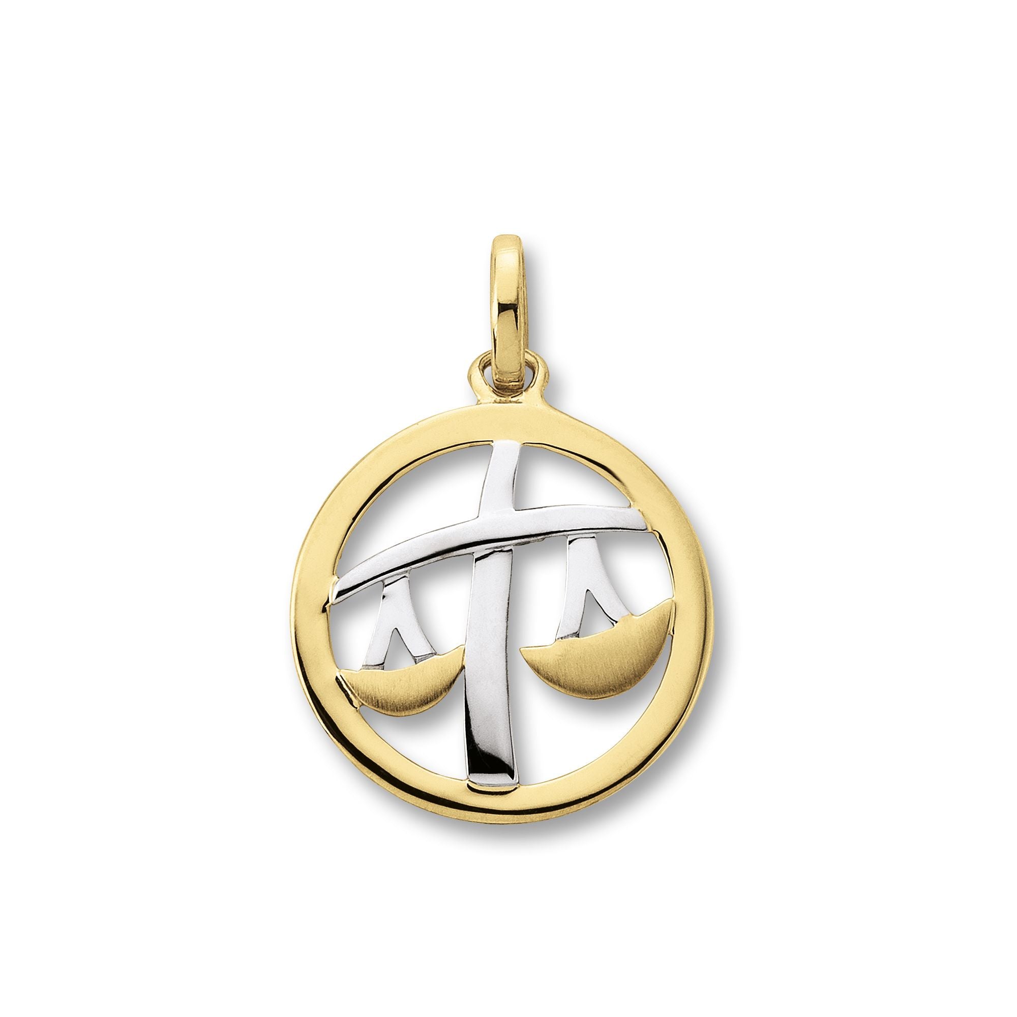 Anhänger in Bicolor Gold mit Sternzeichen Motiv - Juwelier Donkel