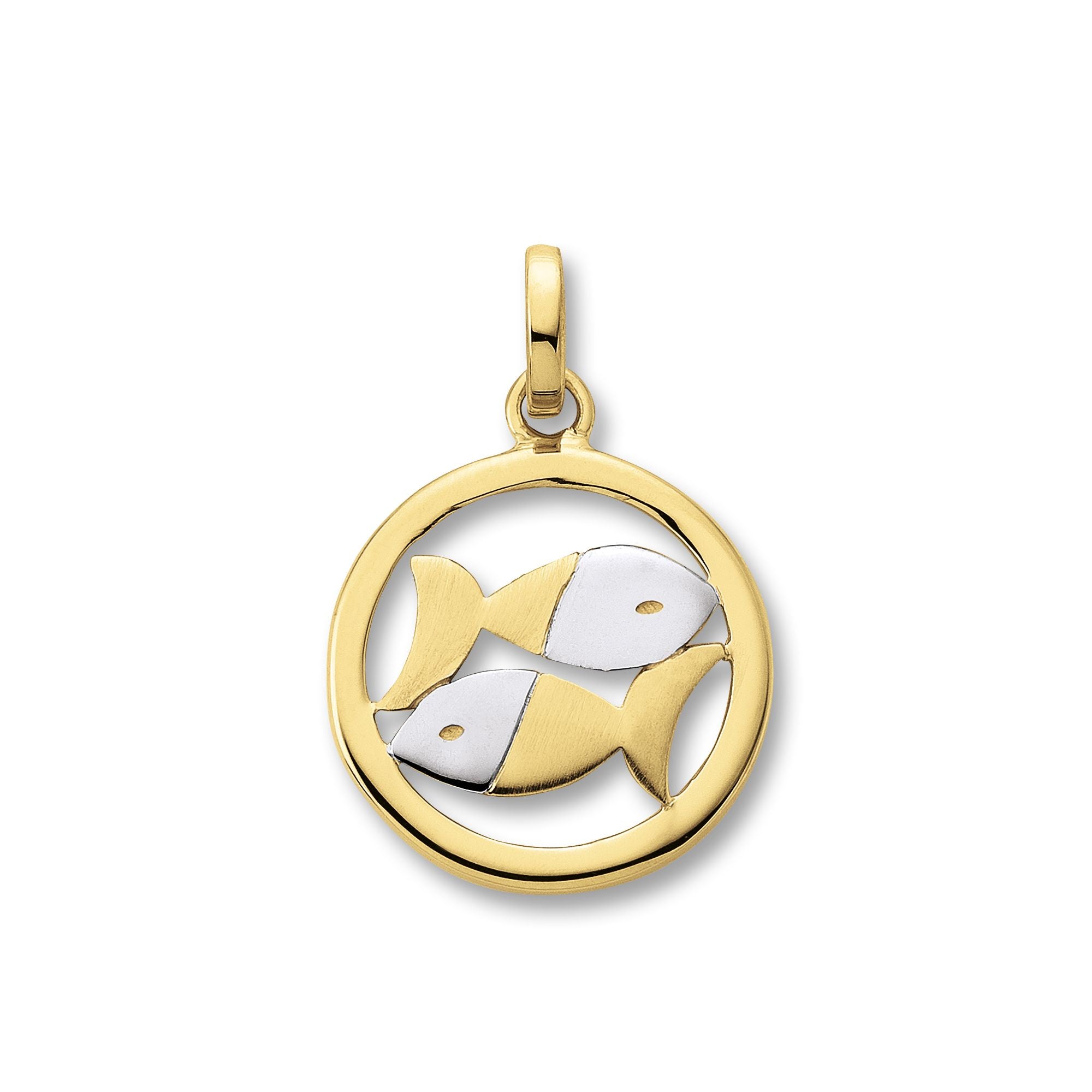Anhänger in Bicolor Gold mit Sternzeichen Motiv - Juwelier Donkel