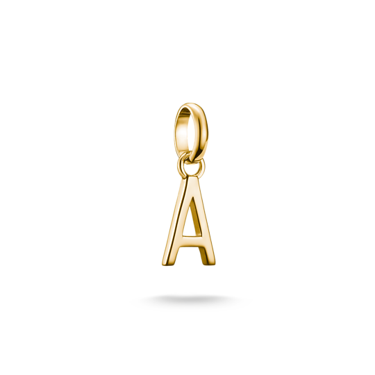 THOMAS SABO - Charm-Anhänger Buchstabe A-Z Connect vergoldet