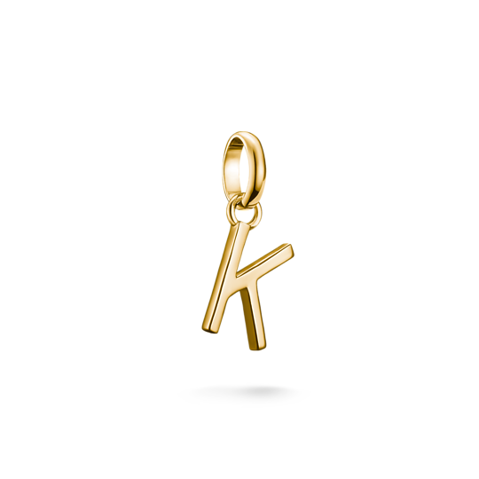 THOMAS SABO - Charm-Anhänger Buchstabe A-Z Connect vergoldet