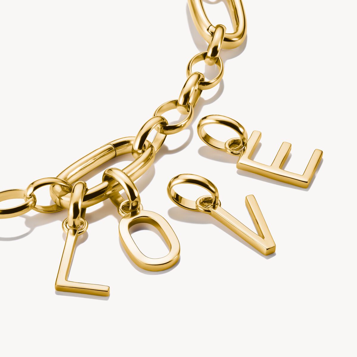THOMAS SABO - Charm-Anhänger Buchstabe A-Z Connect vergoldet