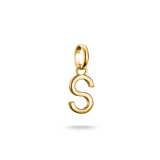 THOMAS SABO - Charm-Anhänger Buchstabe A-Z Connect vergoldet