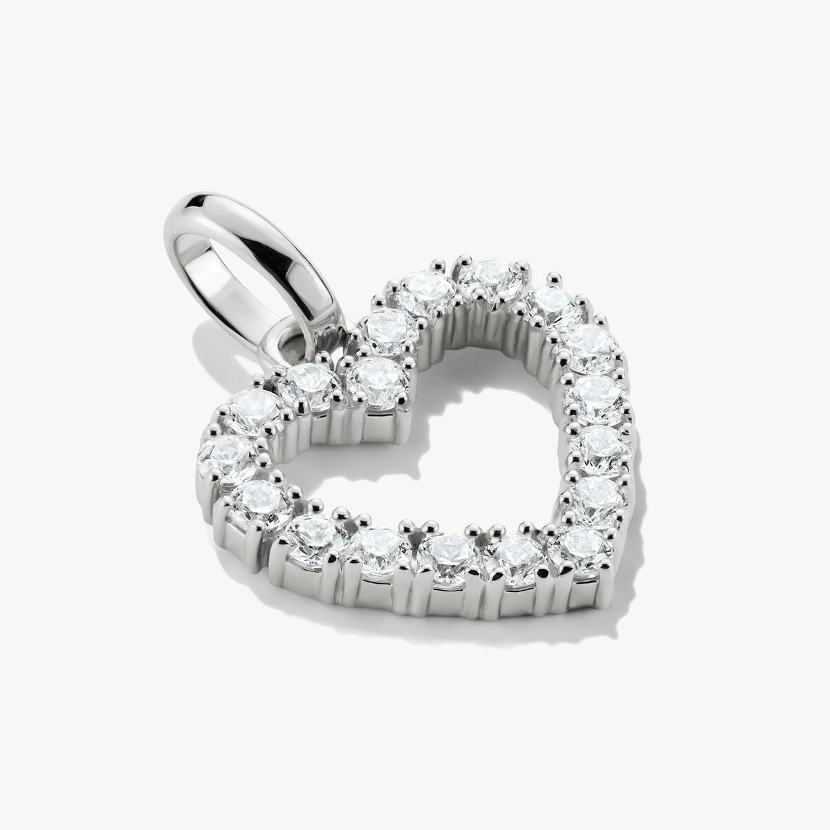 THOMAS SABO - Charm-Anhänger Herz mit Steinen Connect CC1237