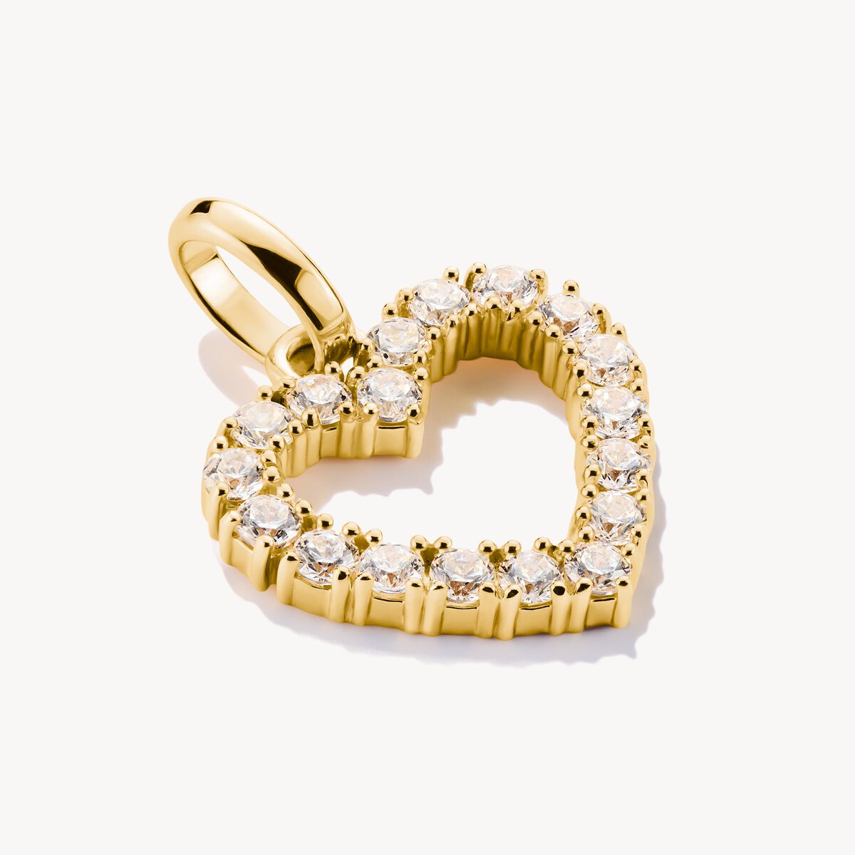 THOMAS SABO - Charm-Anhänger Herz mit Steinen Connect CC1237