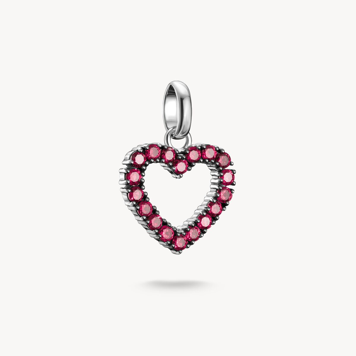 THOMAS SABO - Charm-Anhänger Herz mit Steinen Connect CC1237