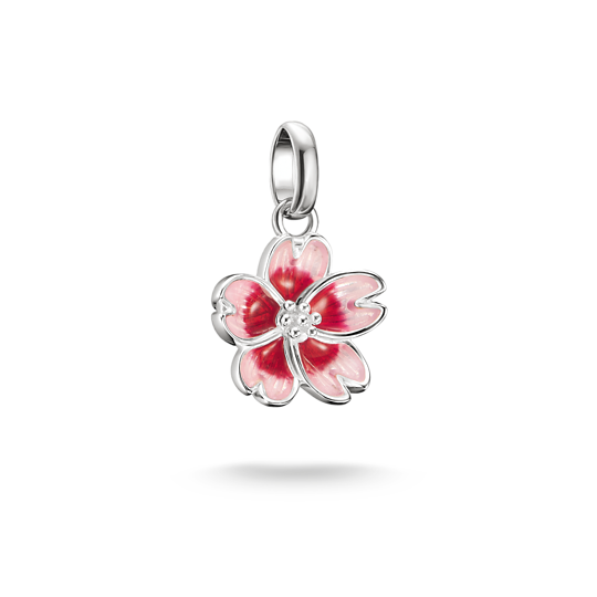 THOMAS SABO - Charm-Anhänger Kirschblüte Connect Silber