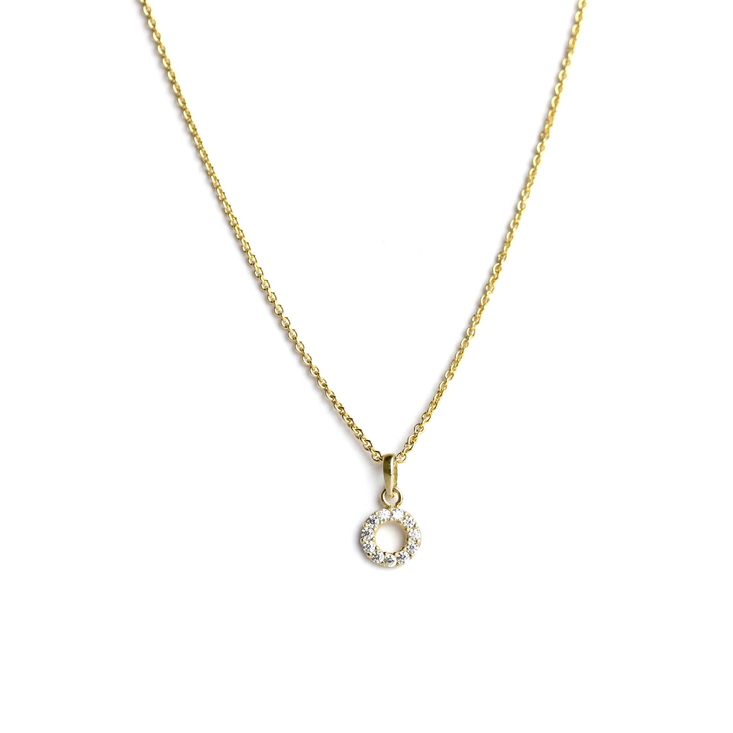 FRÖHLICH- Anhänger in Gold mit Zirkonia