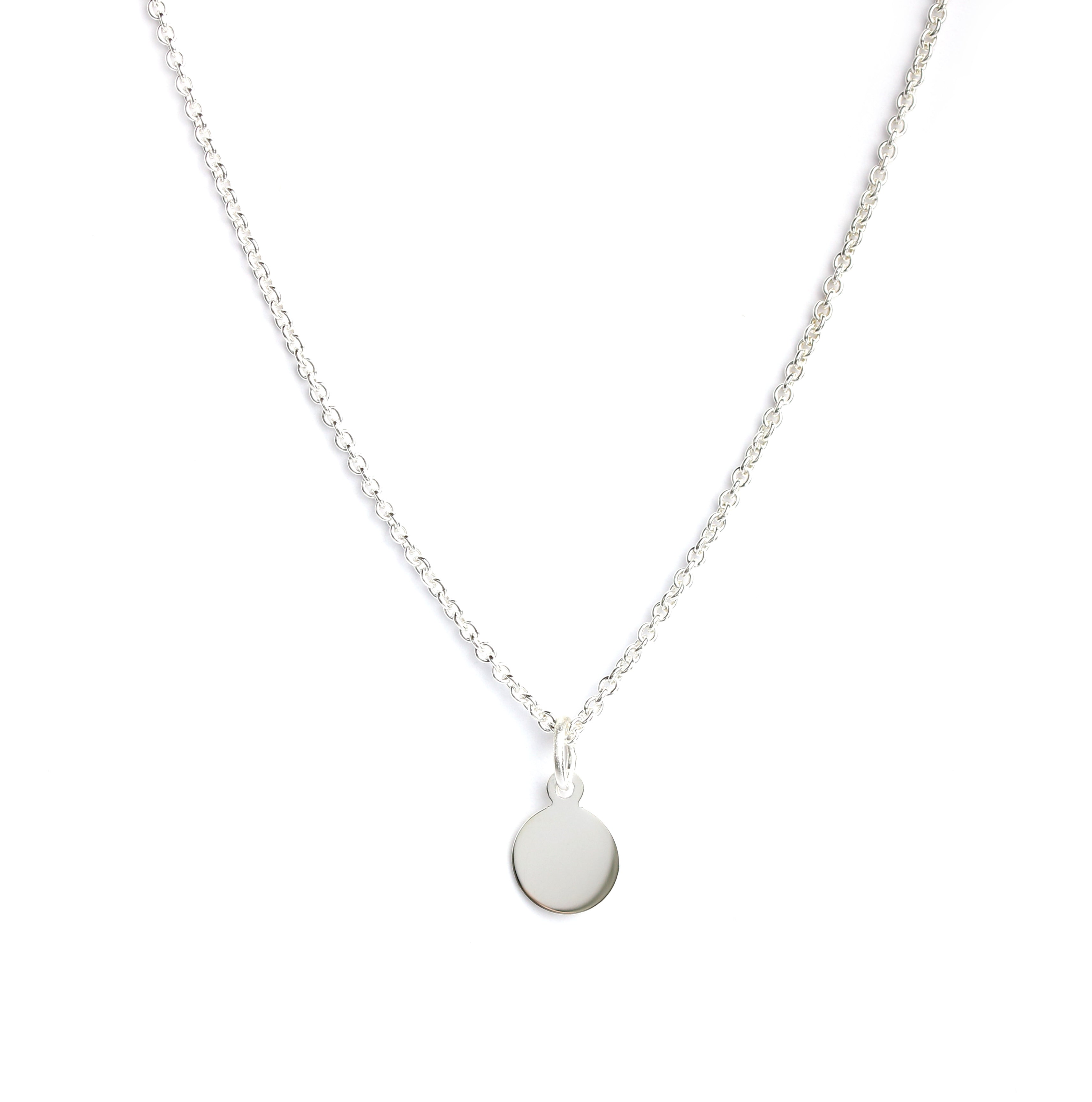 Anhänger Gravurplatte in Silber - Juwelier Donkel