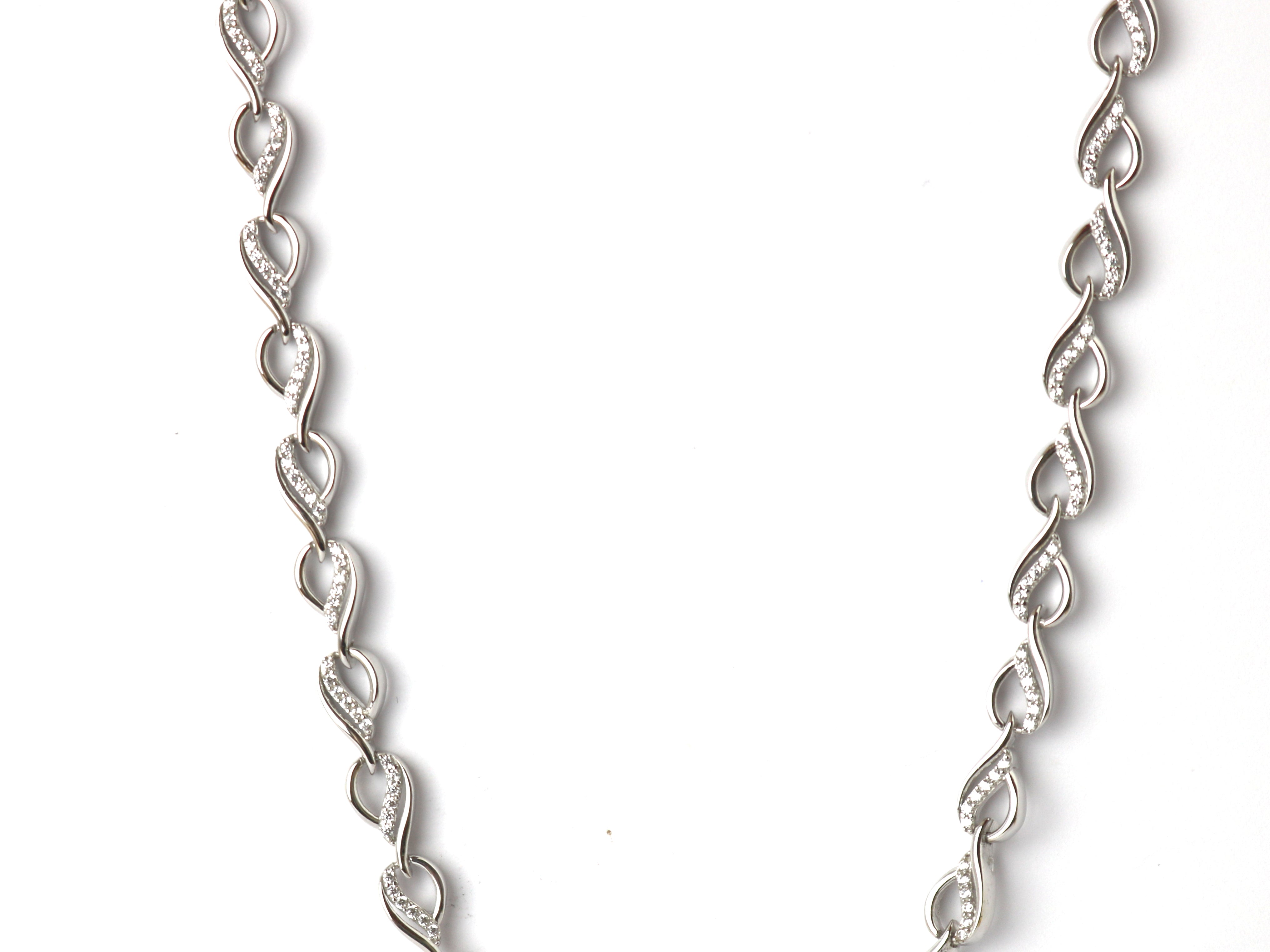 WILHELM MÜLLER - Halskette in Silber mit Zirkonia - Juwelier Donkel