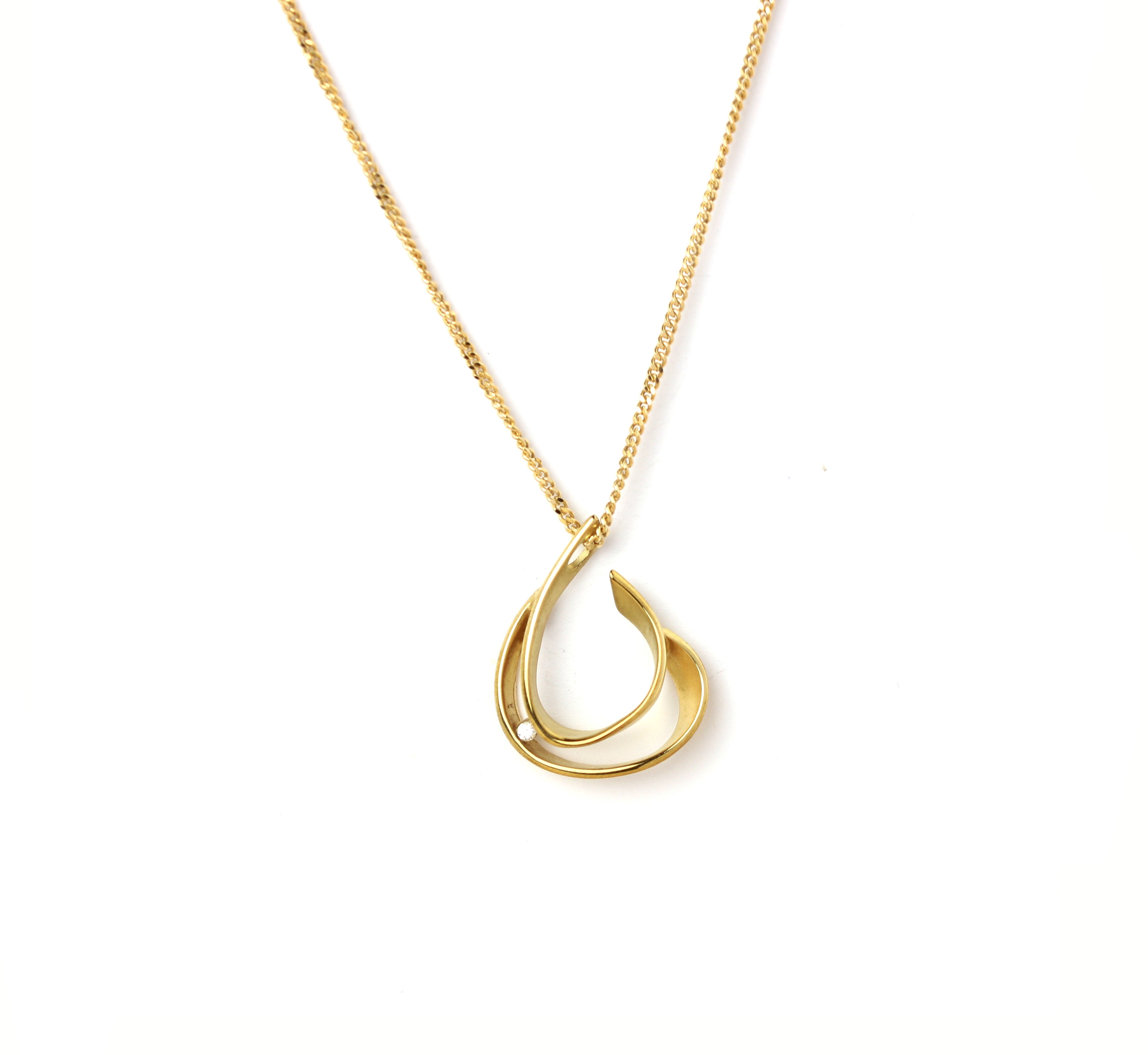 WILHELM MÜLLER - Anhänger in Gold mit Zirkonia - Juwelier Donkel