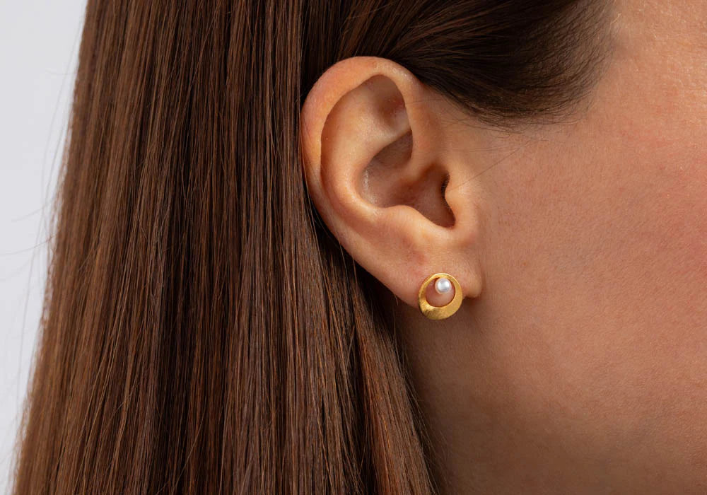 BASTIAN INVERUN - Ohrstecker Luna Pearl