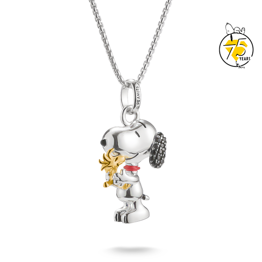 Snoopy & Woodstock Pavé Halskette