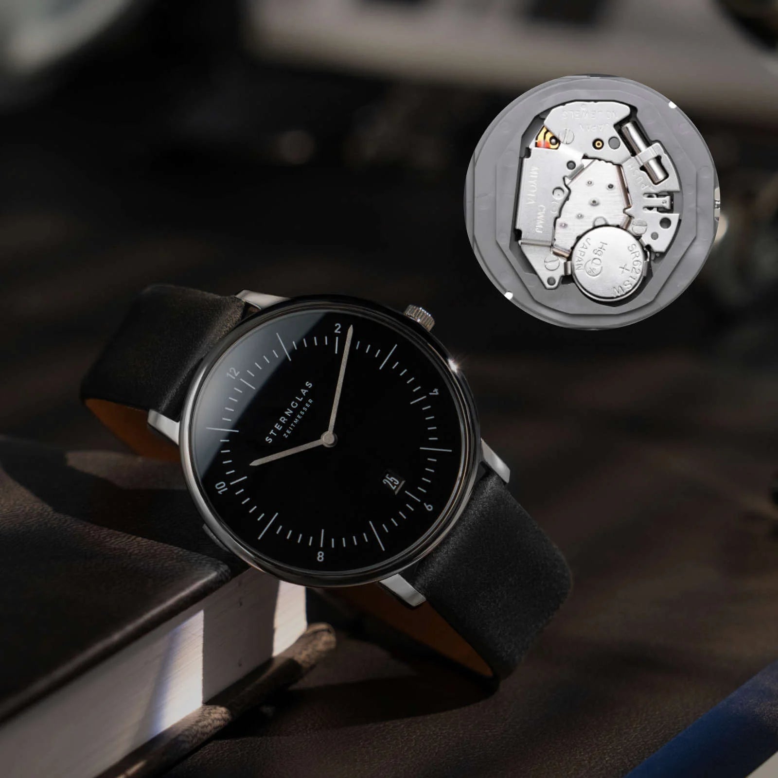 STERNGLAS - Naos Quarz Schwarz S01-NA53-PR07