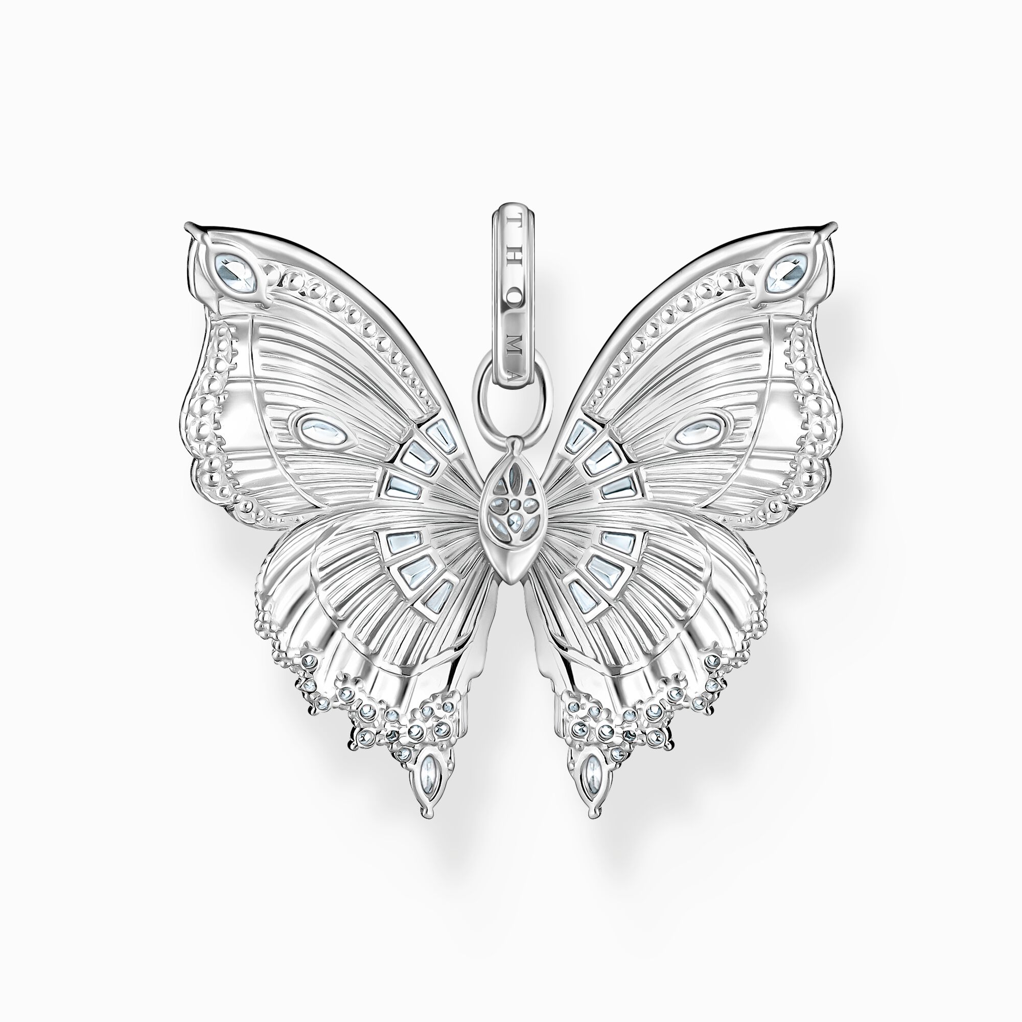 THOMAS SABO - Anhänger Schmetterling Butterfly Paradise mit Steinen Silber