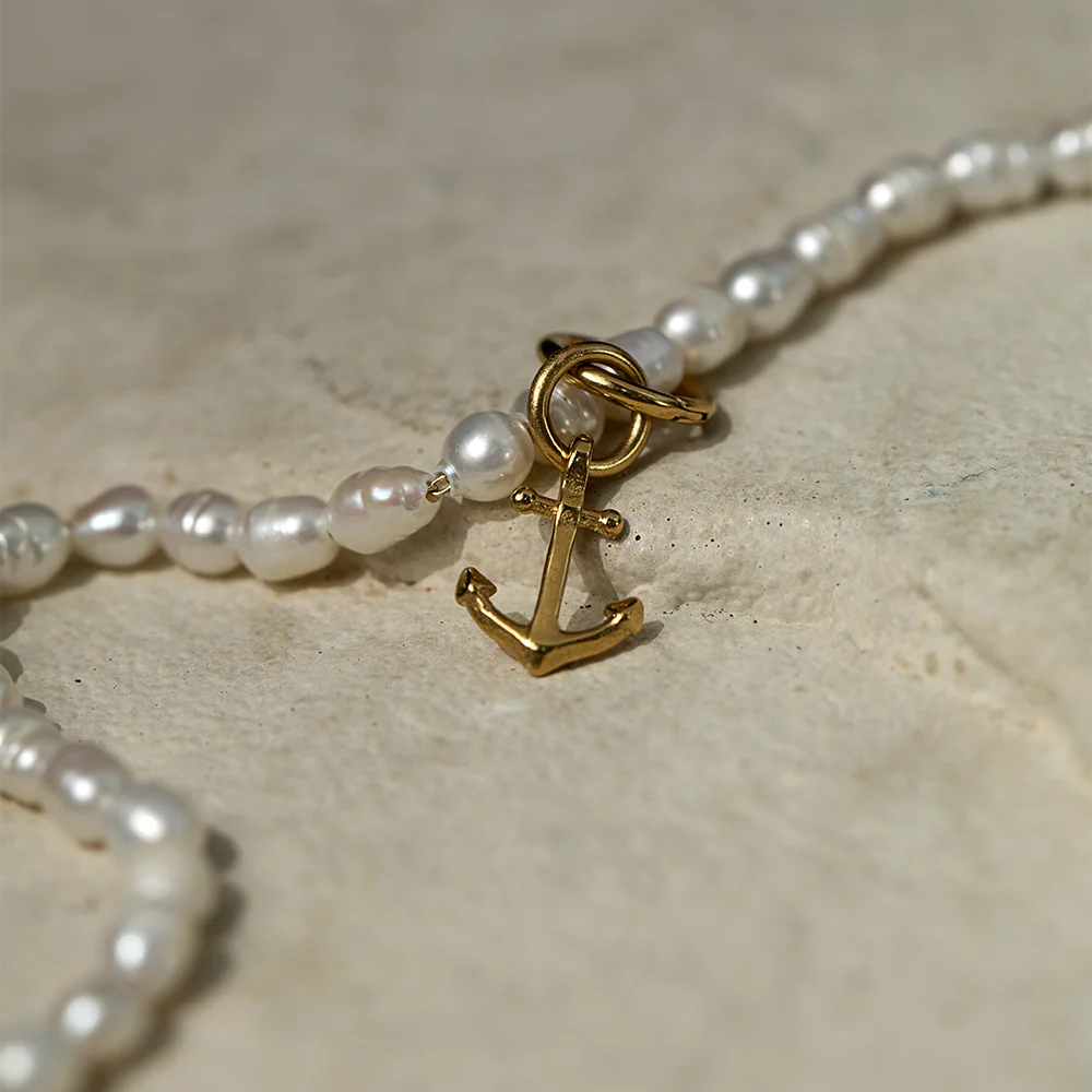 PAUL HEWITT - Armkette Pearl aus recyceltem Edelstahl vergoldet