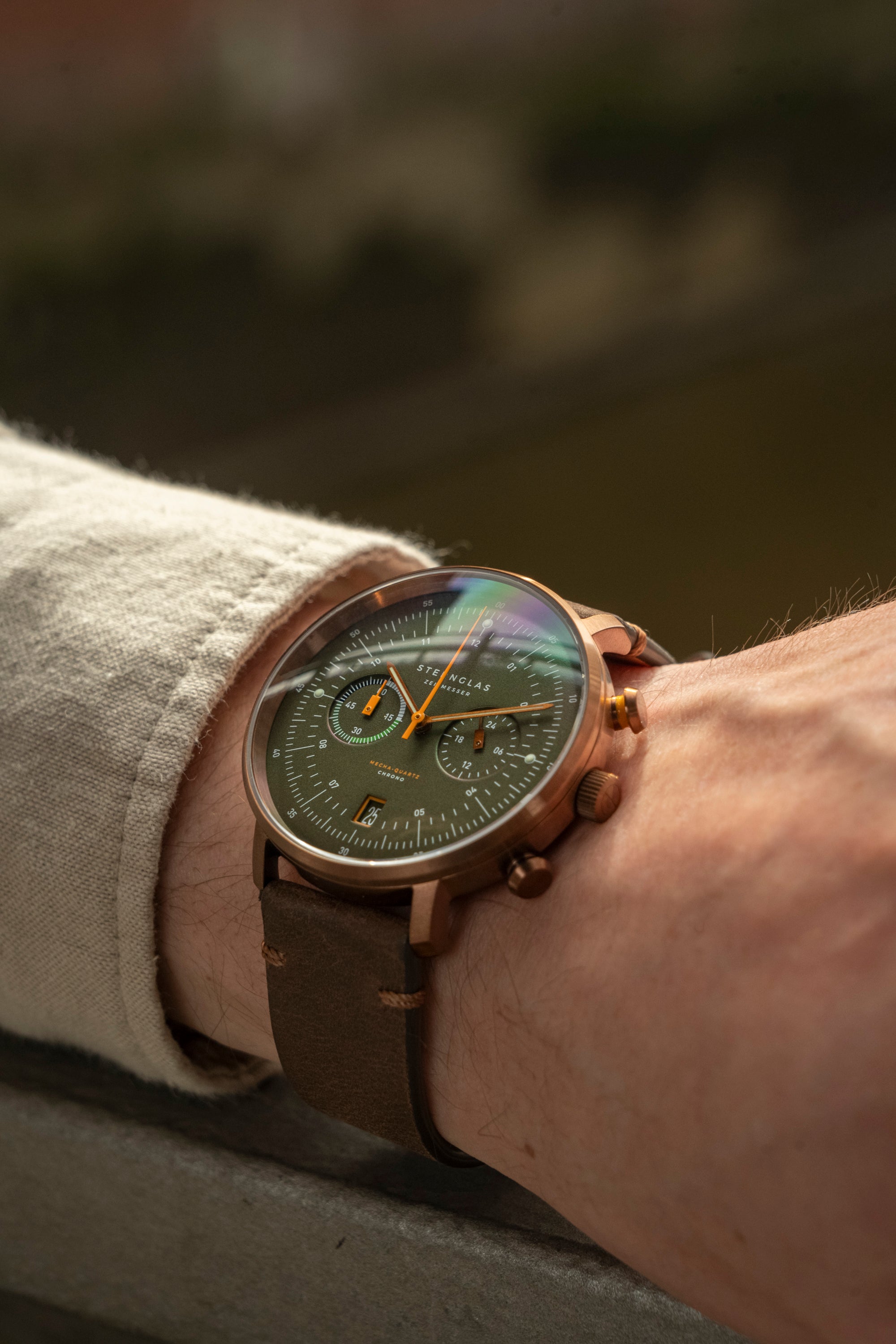 STERNGLAS - Hamburg Chrono dunkelgrün