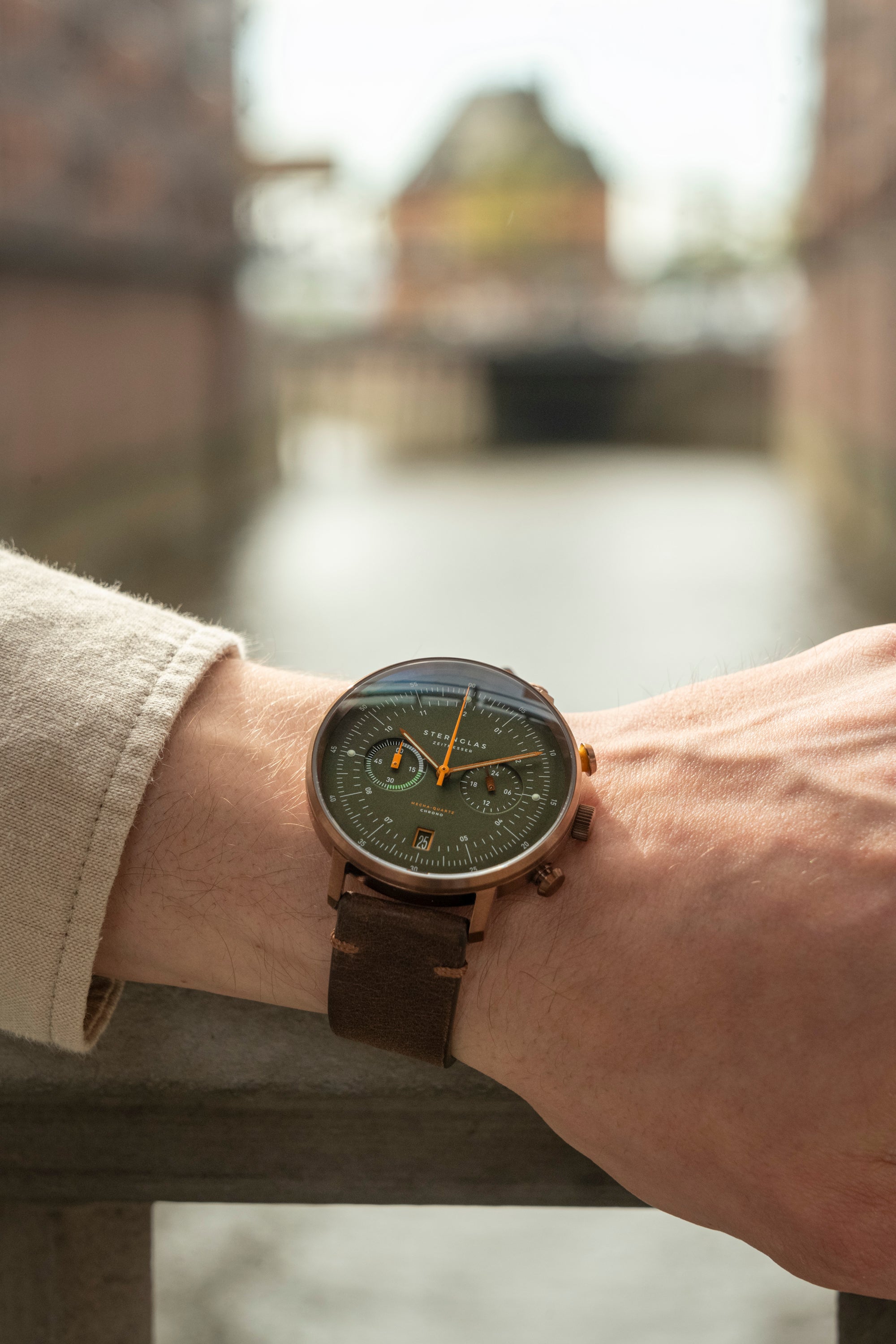 STERNGLAS - Hamburg Chrono dunkelgrün