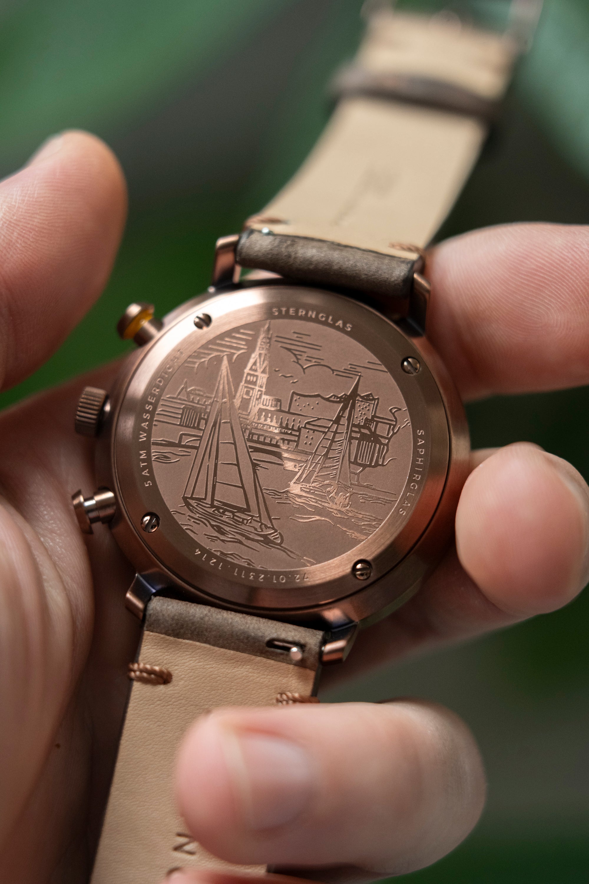 STERNGLAS - Hamburg Chrono dunkelgrün