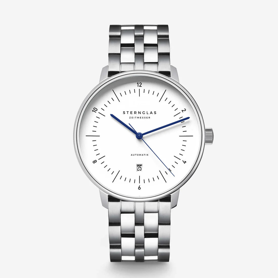 STERNGLAS - Naos XL Automatik 42 mm Edelstahl-Band
