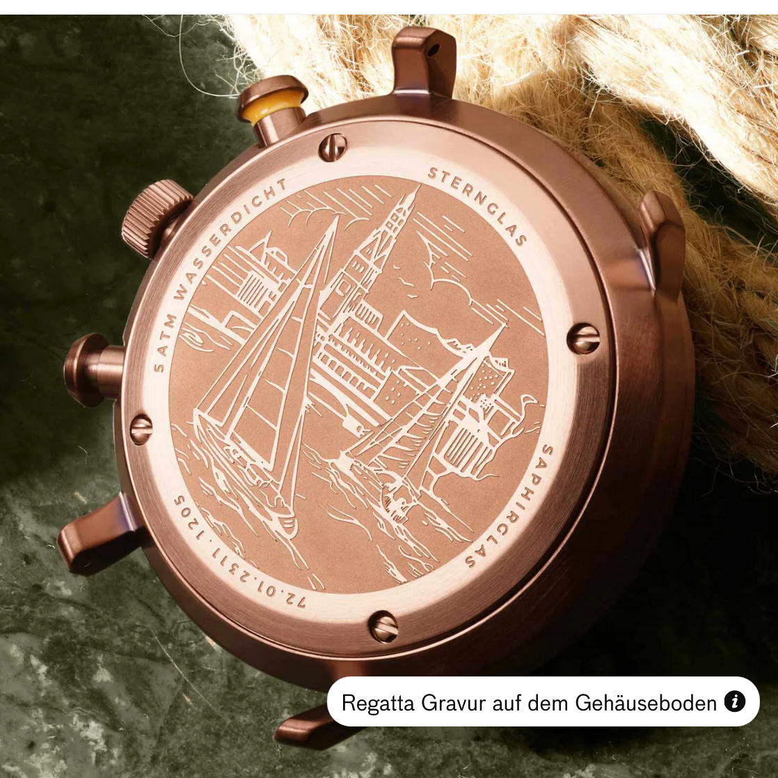STERNGLAS - Hamburg Chrono dunkelgrün