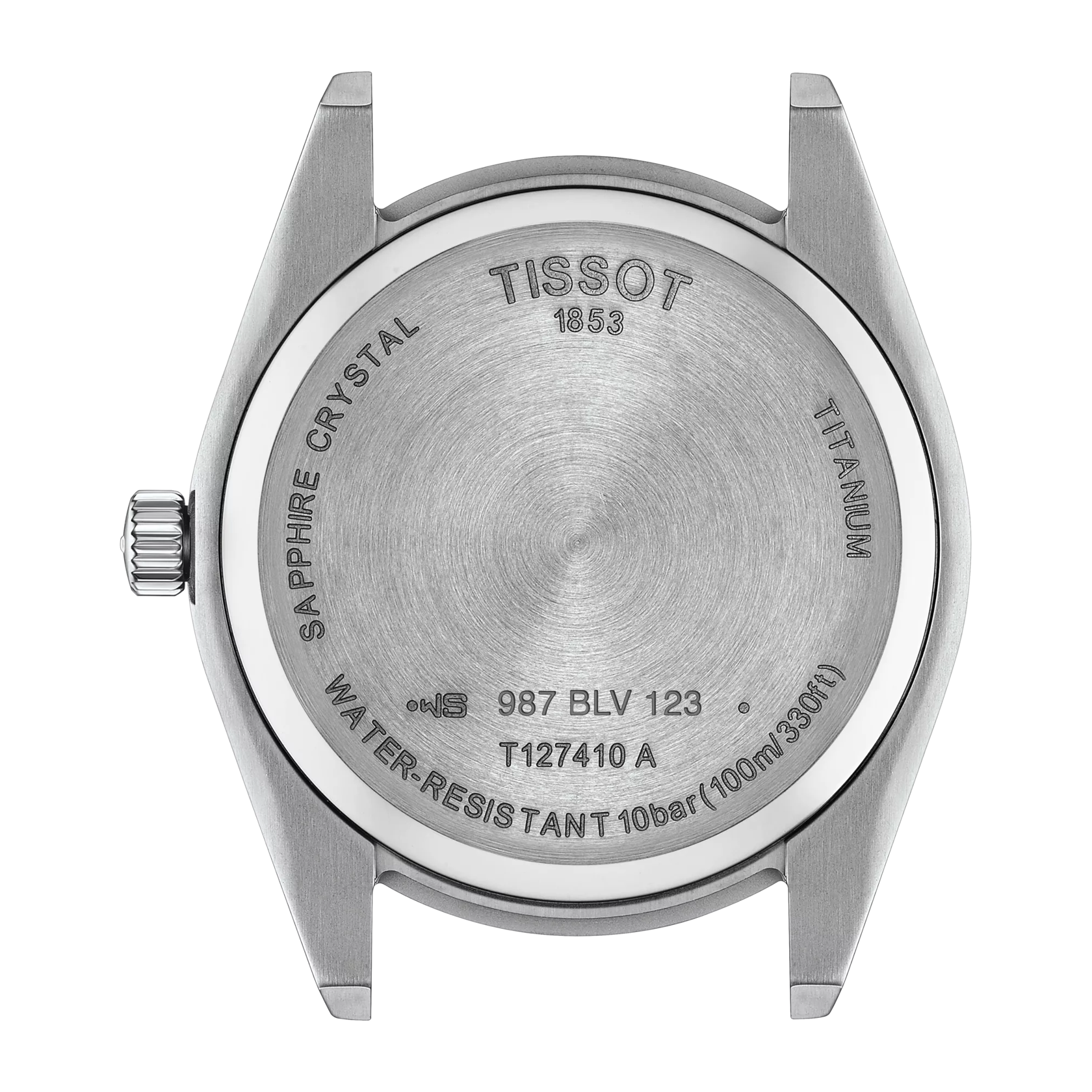 TISSOT - Gentleman Titanium blau