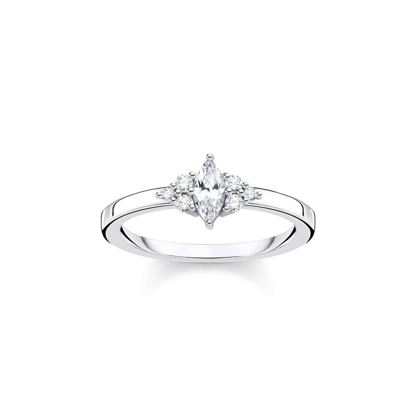 THOMAS SABO - Ring Vintage mit weißen Steinen in Silber