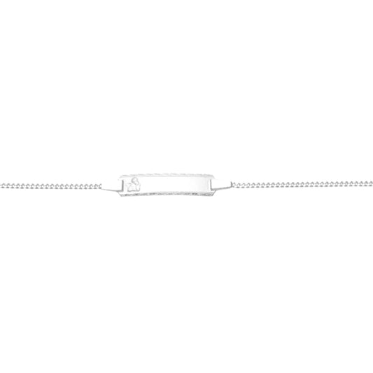 FRÖHLICH - ID Gravurarmband für Babys/Kinder in Silber