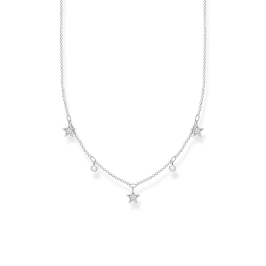 THOMAS SABO -  Halskette mit Sternen in silber
