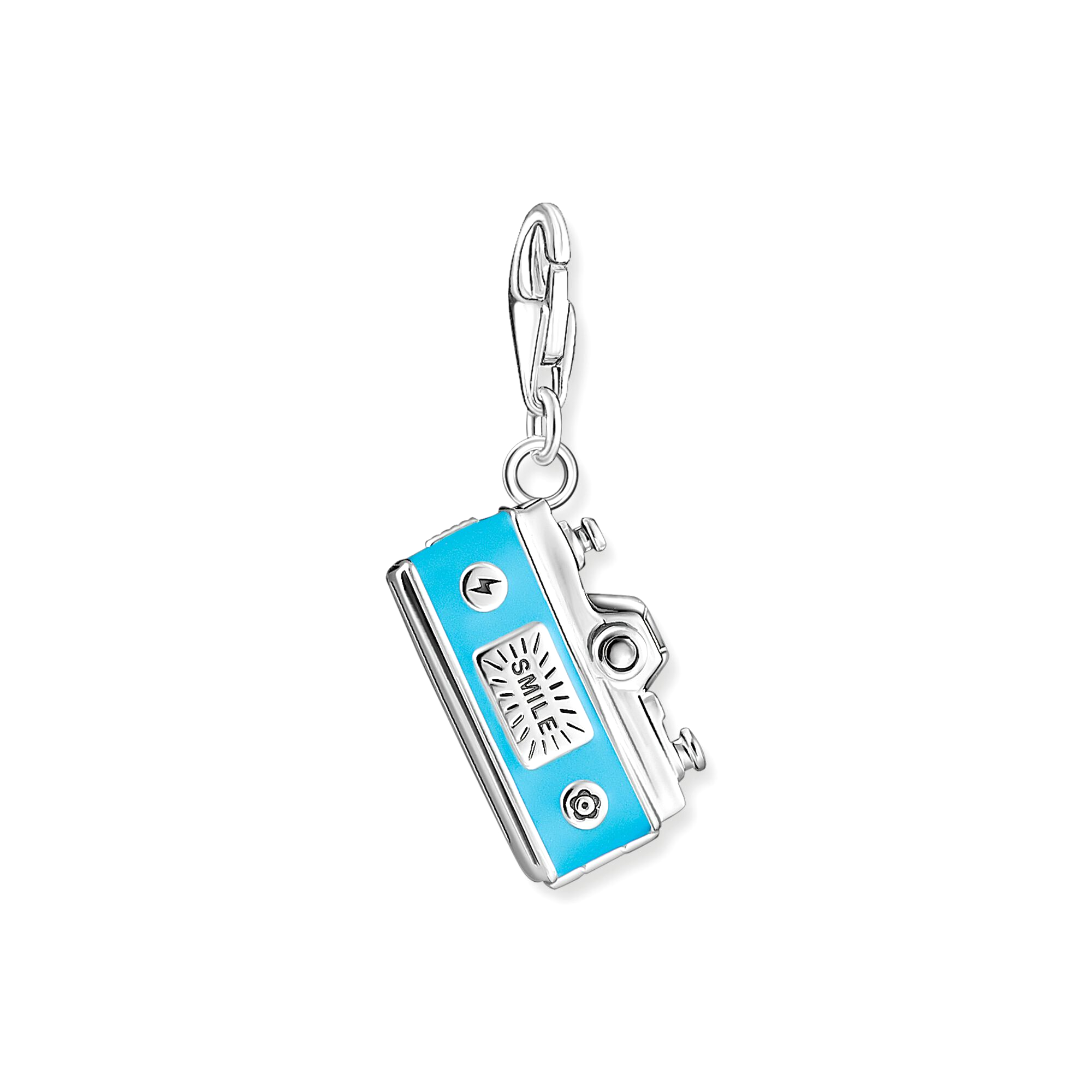 THOMAS SABO - Charm-Anhänger türkise Retro Kamera Silber - Juwelier Donkel