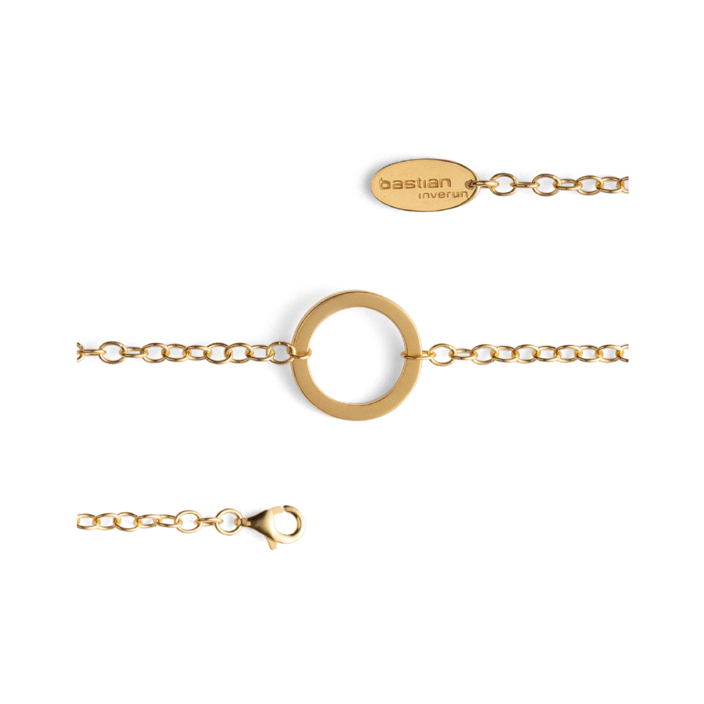BASTIAN INVERUN - Armband in Silber vergoldet ,,Golden Light´´