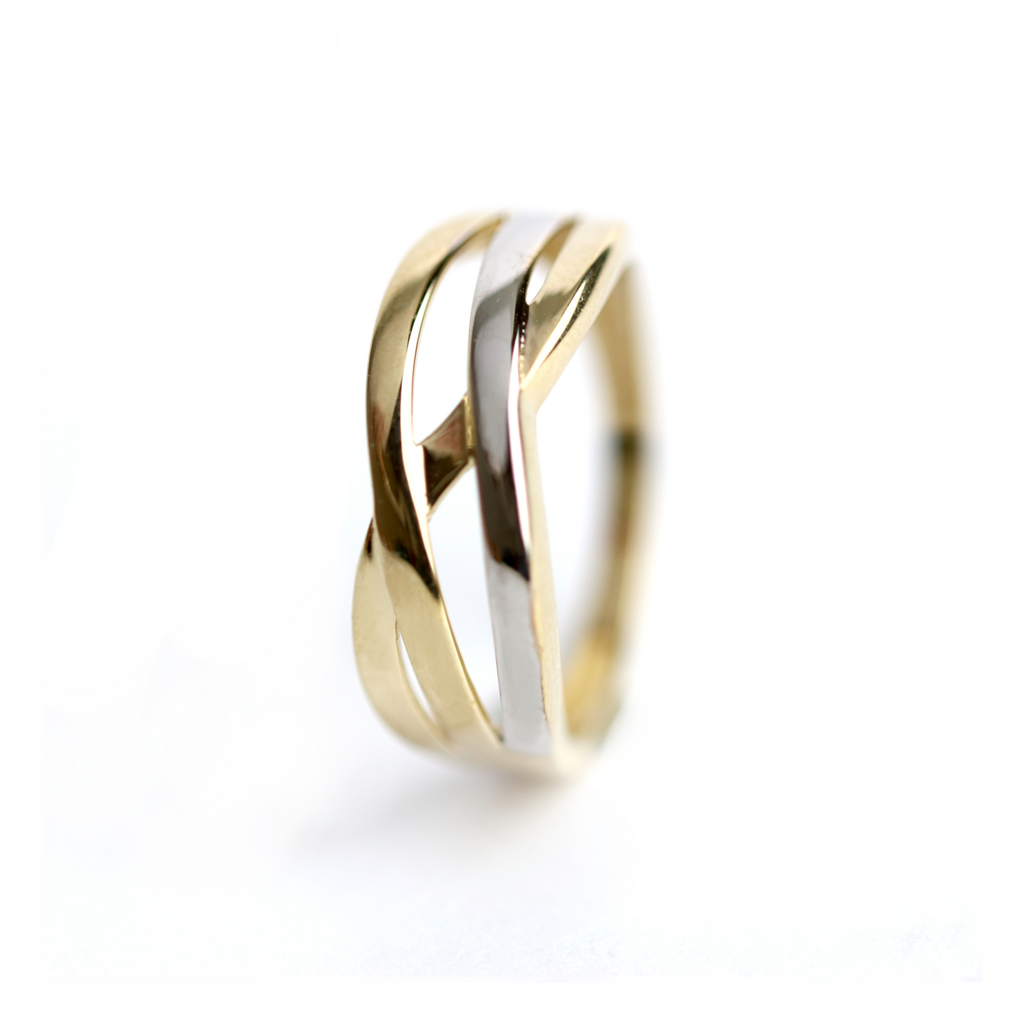 WILHELM MÜLLER - Ring in Bicolor Gold