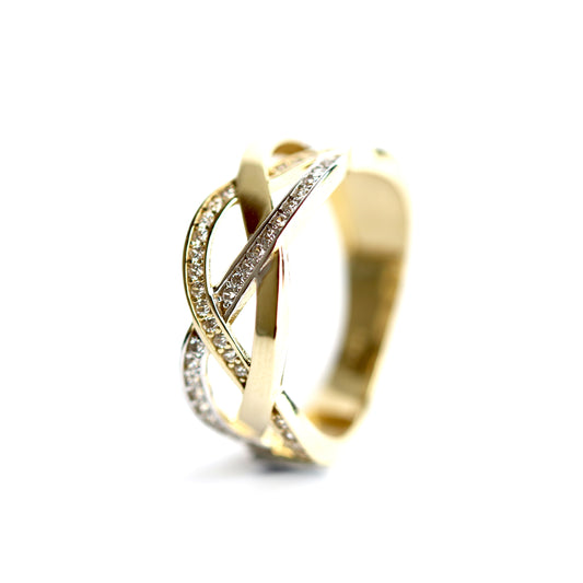 WILHELM MÜLLER - Ring in Gold mit Zirkonia