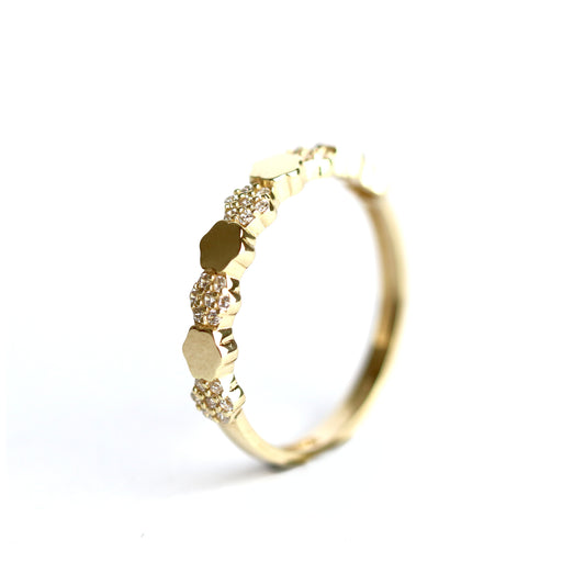 WILHELM MÜLLER - Ring in Gold mit Zirkonia Blumenform