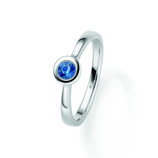 WILHELM MÜLLER - Ring mit blauem Saphir
