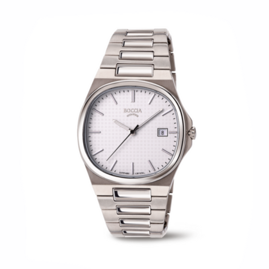BOCCIA TITANIUM - Herrenuhr Slim
