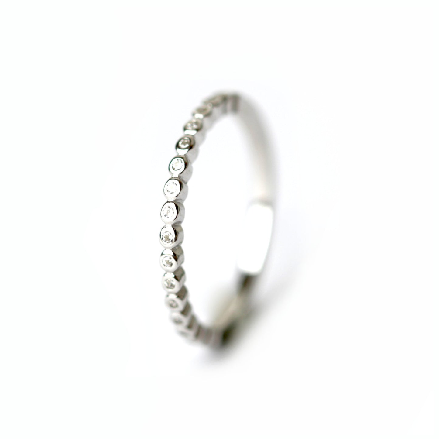 WILHELM MÜLLER - Ring in Silber mit kleinen Zirkonia