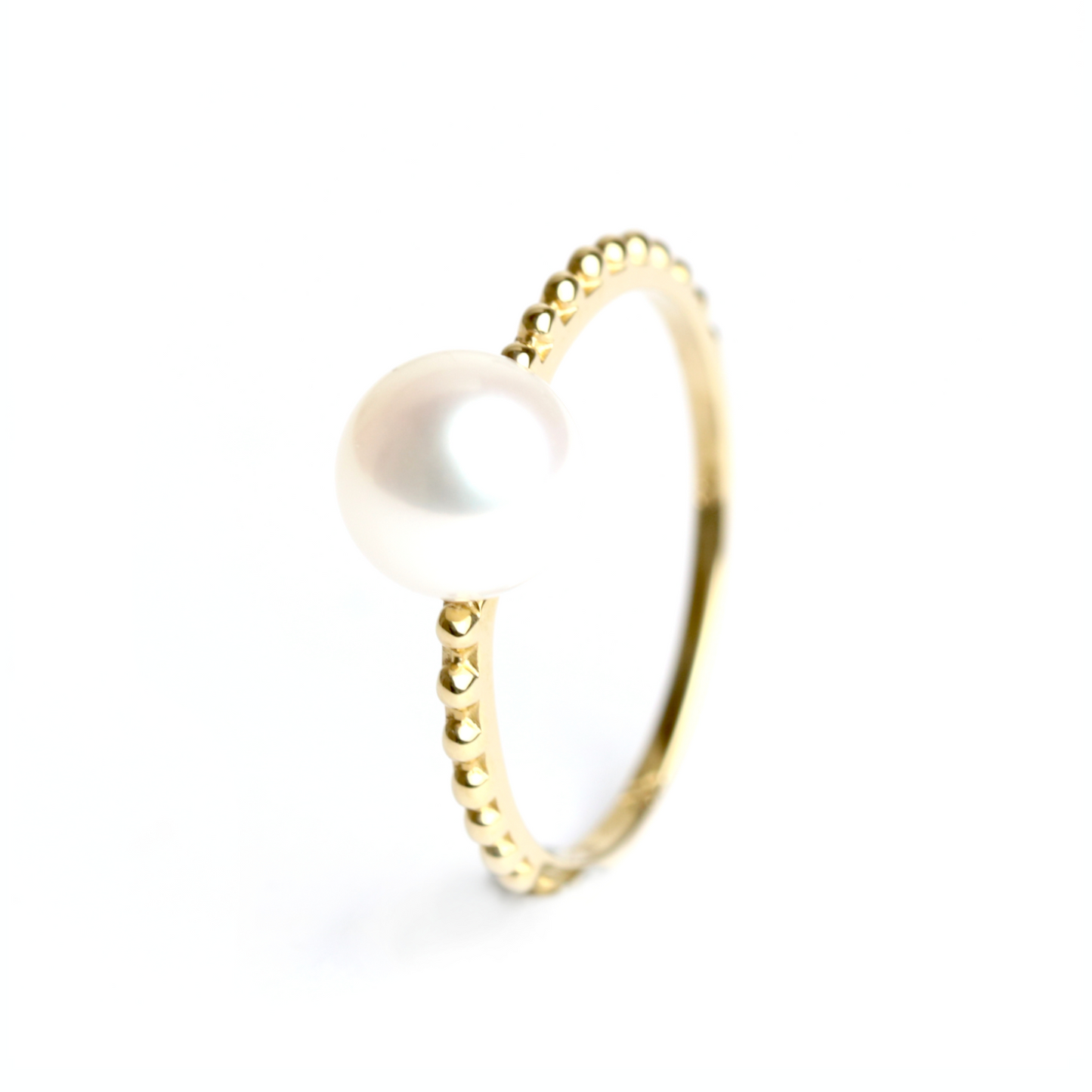 WILHELM MÜLLER - Ring in Gold mit Süßwasserperle