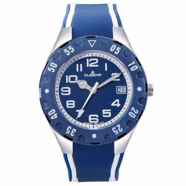 DUGENA - Diver Junior Blau Edelstahl Kunststoff Blau Weiß