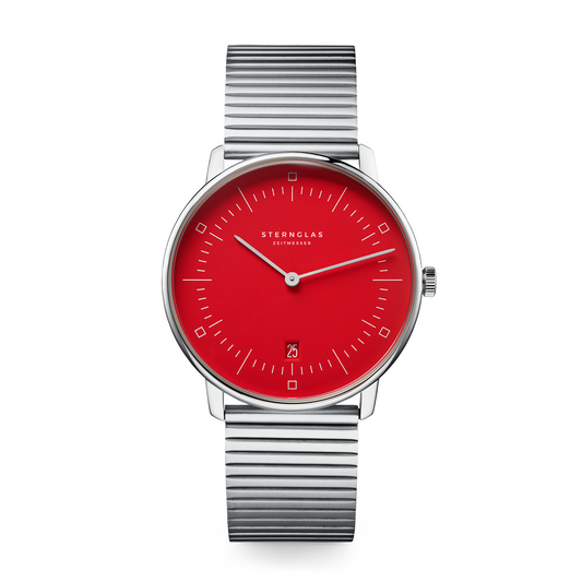 STERNGLAS -  Naos Edition Bauhaus II rot Limitiert