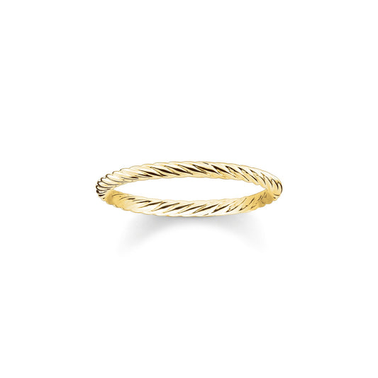 THOMAS SABO - Cord-Ring in silber vergoldet