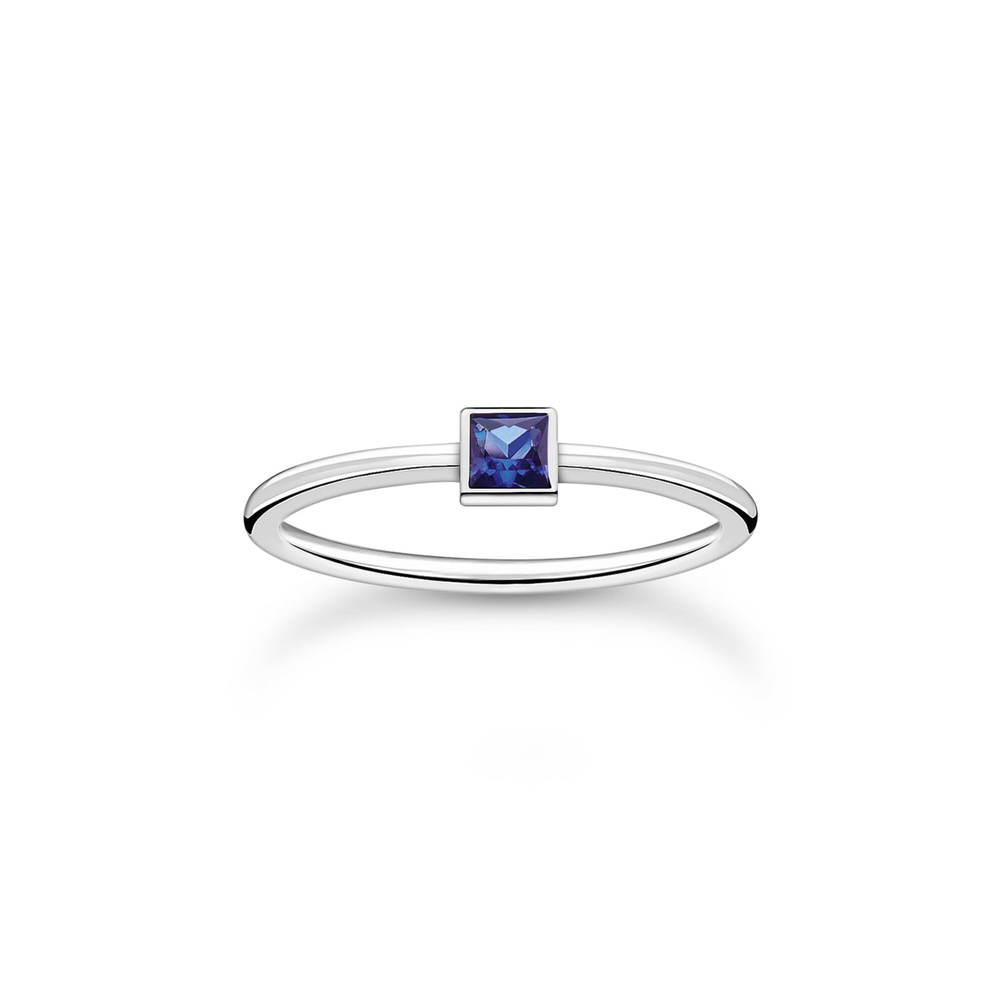 THOMAS SABO - Ring mit blauem Stein in Silber