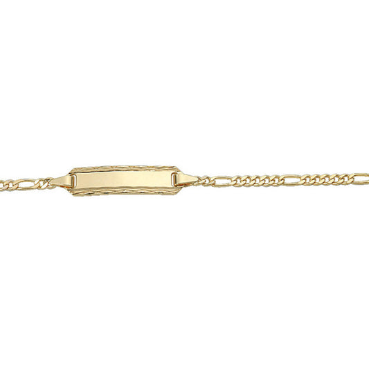 FRÖHLICH - ID Gravurarmband für Babys/Kinder in Gold