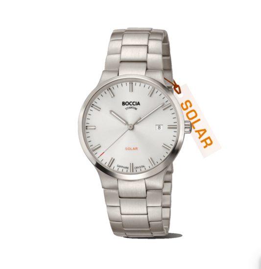 BOCCIA TITANIUM - Herrenuhr Solar